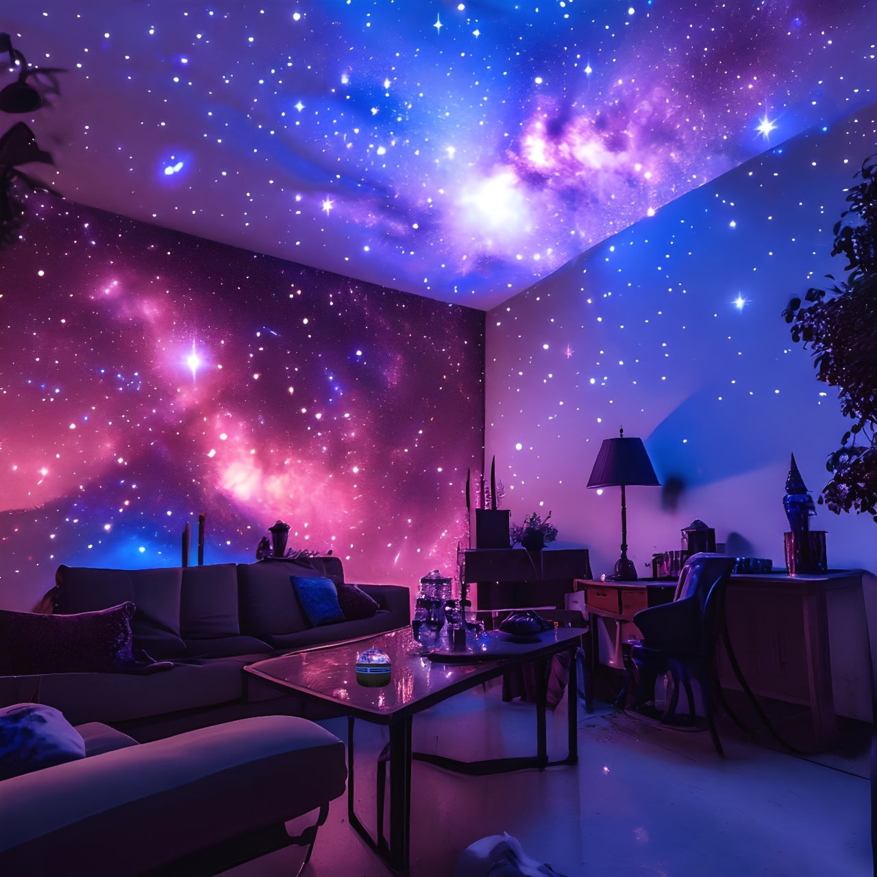 Projektor LED Aurora 7 kolorów