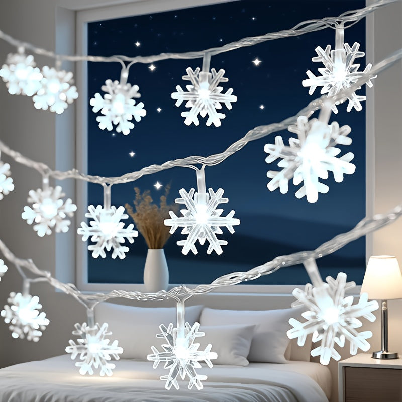 Lampki śnieżynki LED