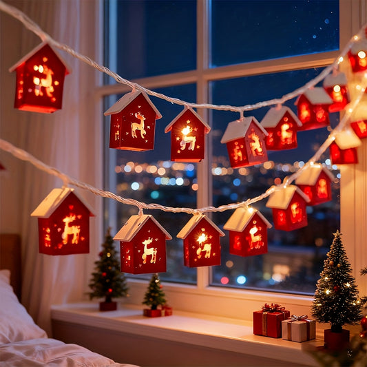 Lampki LED świąteczne bateryjne