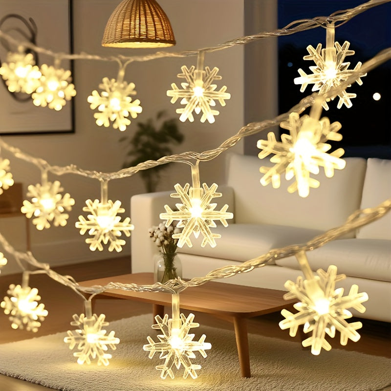 Lampki śnieżynki LED